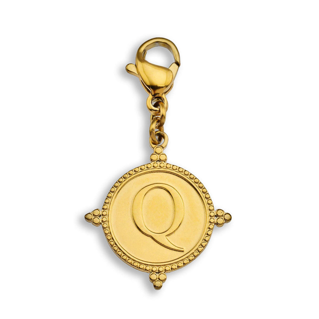 Ornate Gold Initial Charm (A–Z)