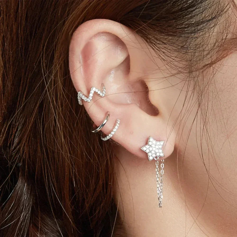 Sculpted Sterling Silver Ear Cuff