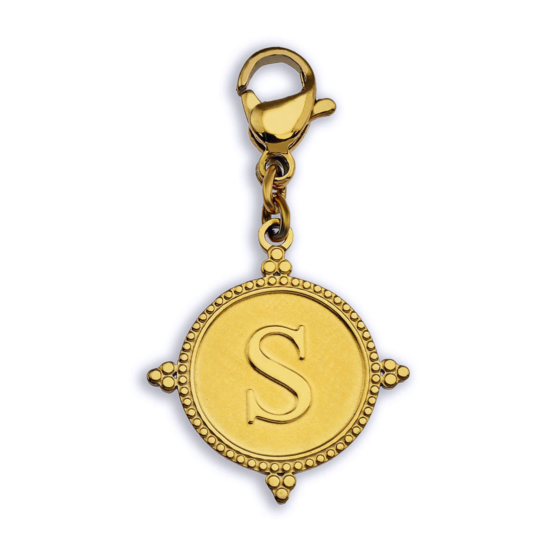 Ornate Gold Initial Charm (A–Z)