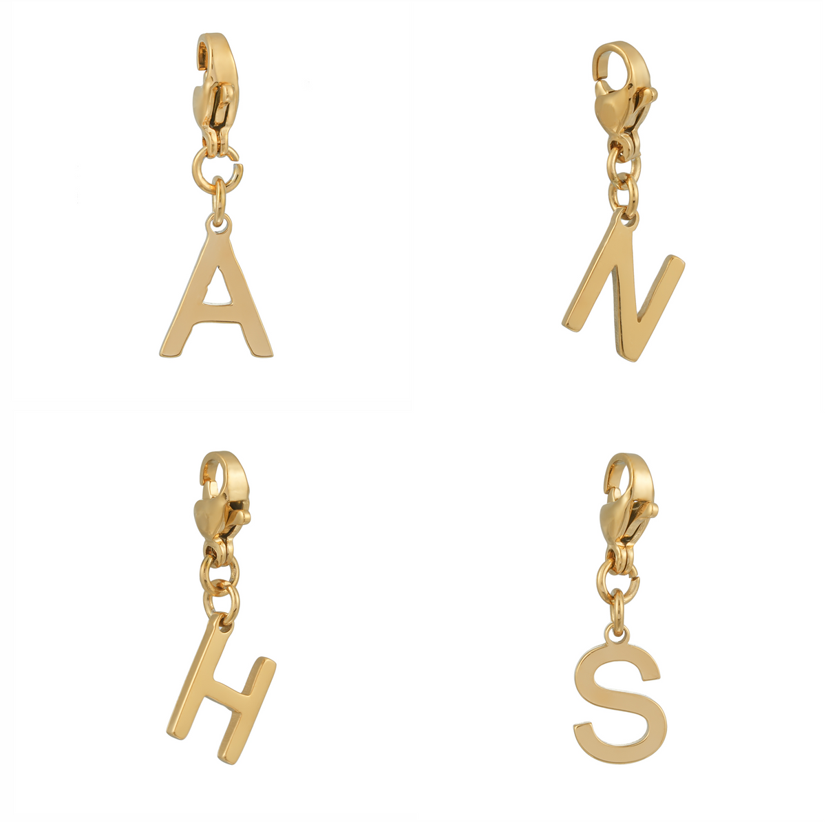 Gold Initial Charm (A–Z)
