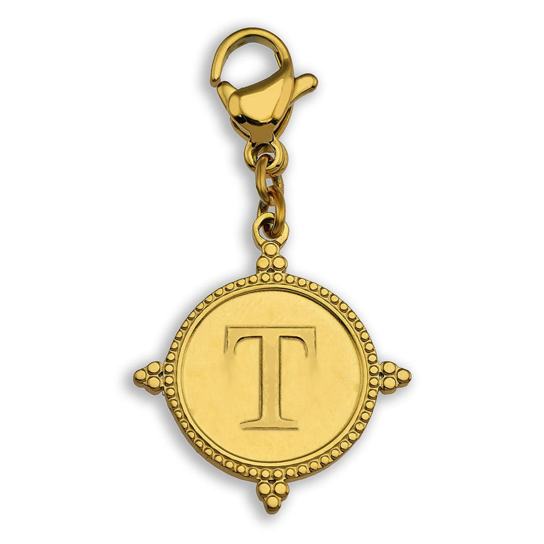 Ornate Gold Initial Charm (A–Z)