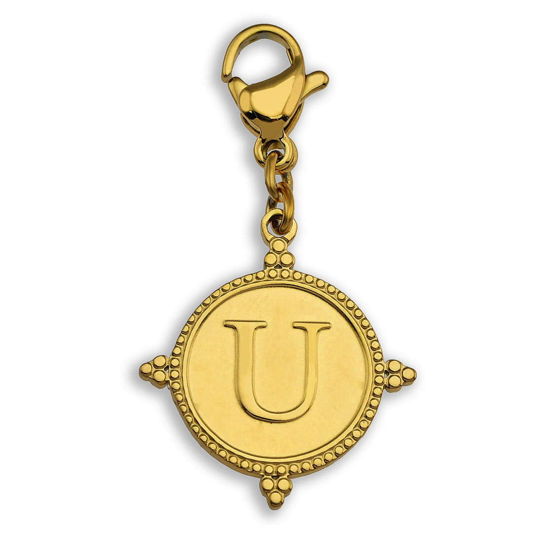 Ornate Gold Initial Charm (A–Z)