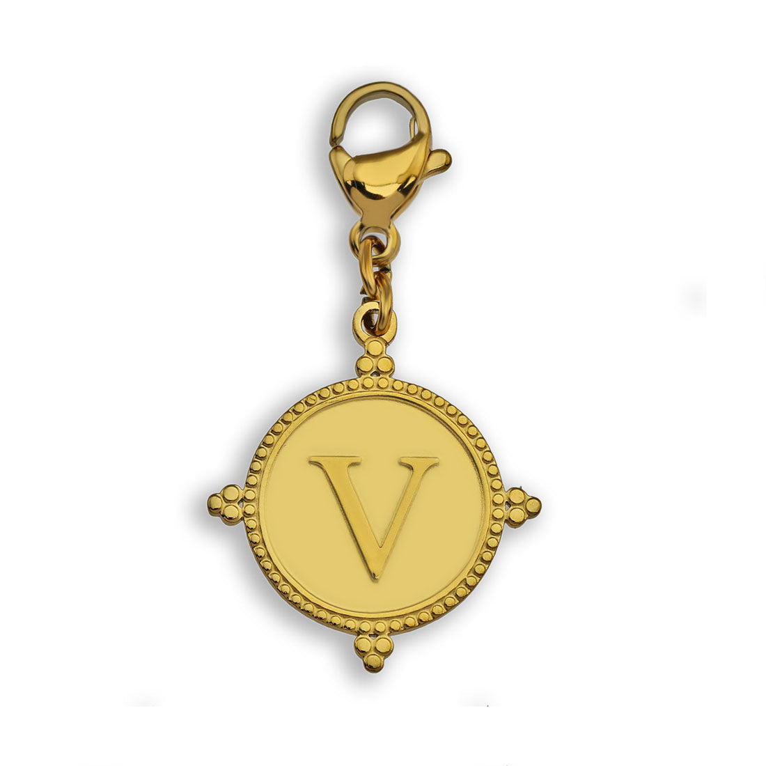Ornate Gold Initial Charm (A–Z)