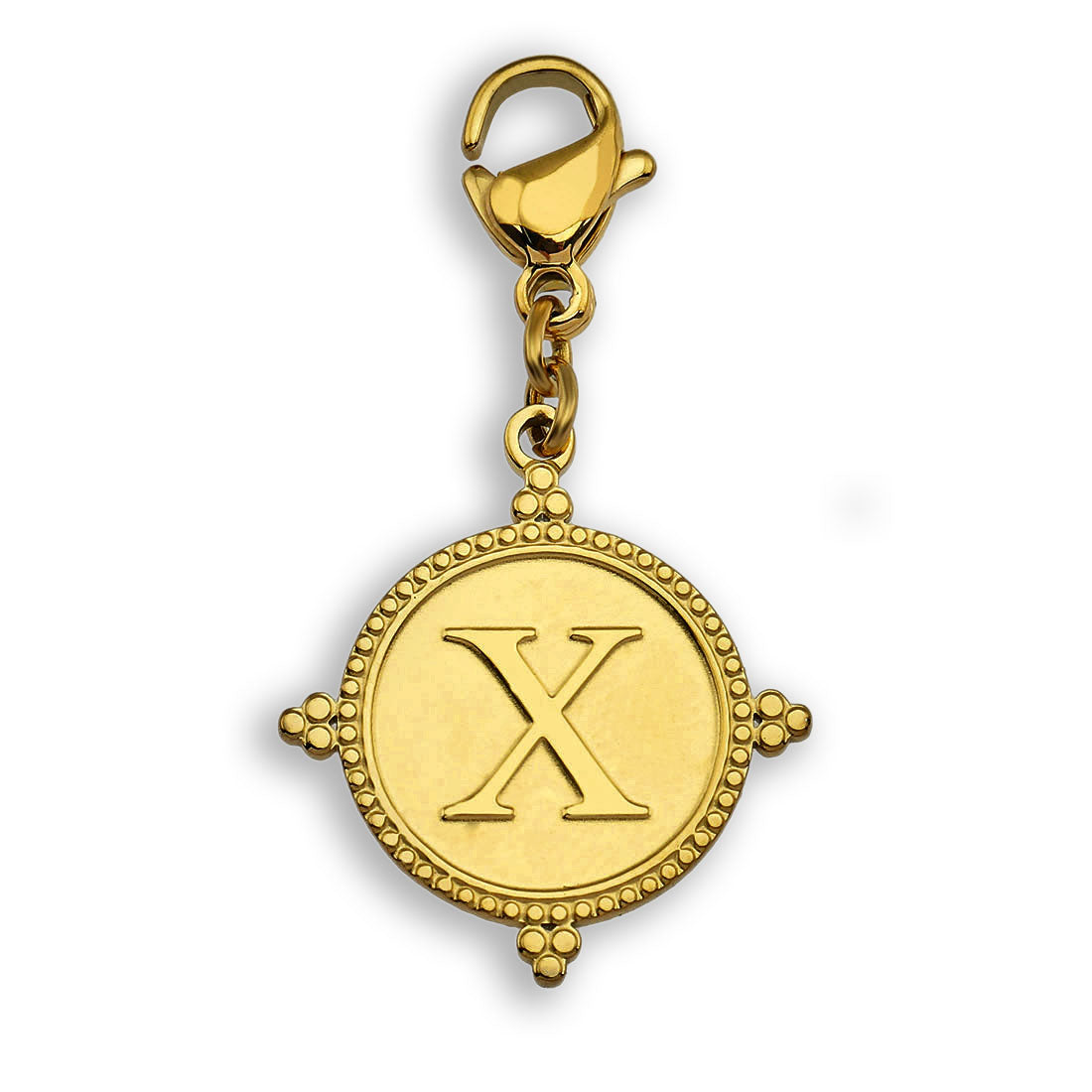 Ornate Gold Initial Charm (A–Z)