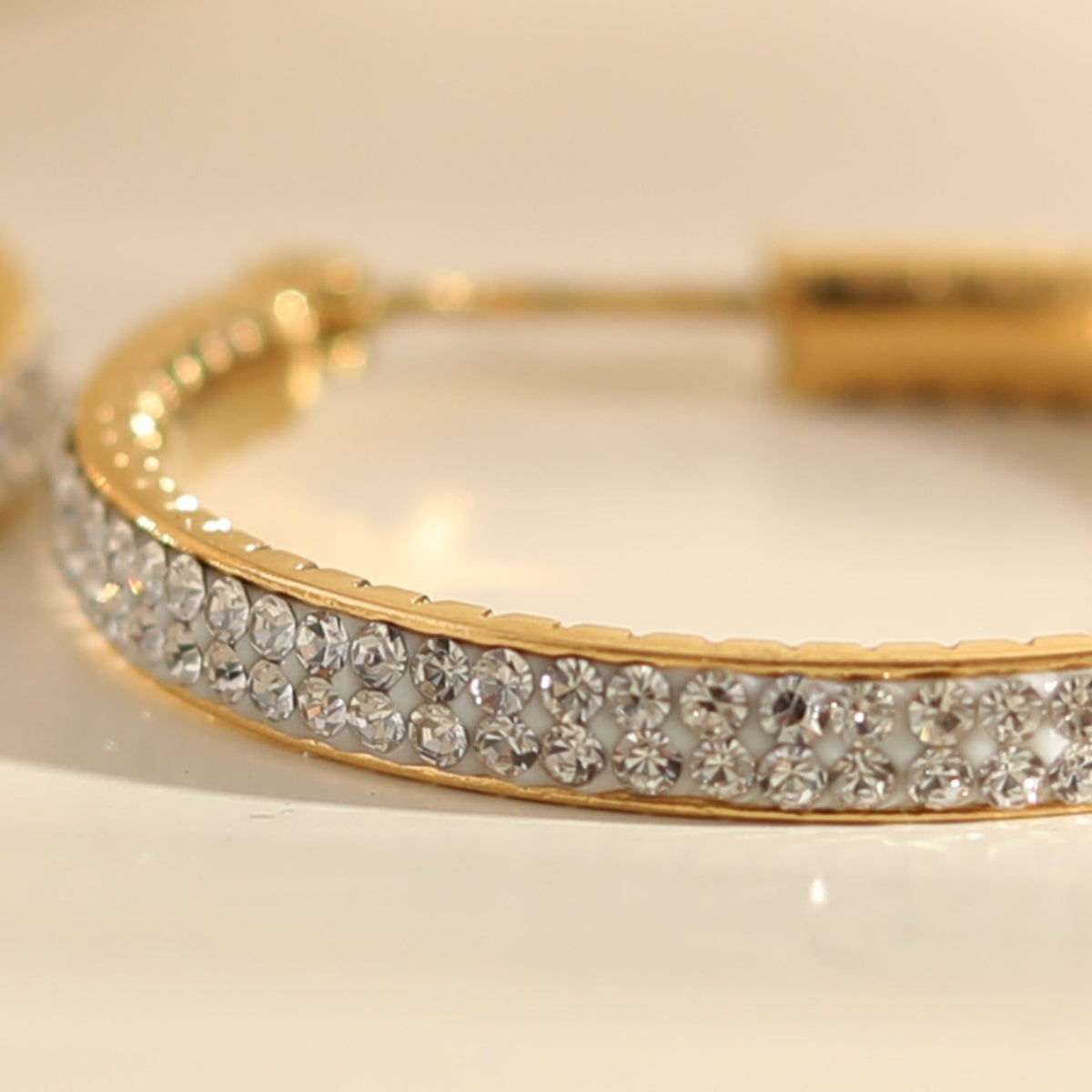 Pavé Hoop Earrings
