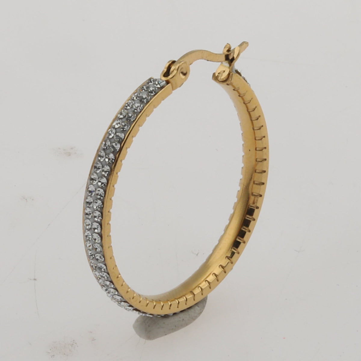 Pavé Hoop Earrings