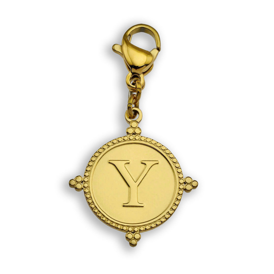 Ornate Gold Initial Charm (A–Z)