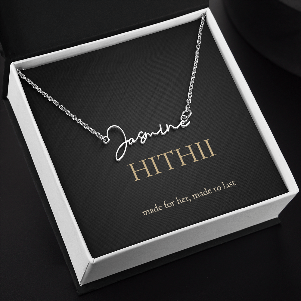 Hithii Signature Name Necklace