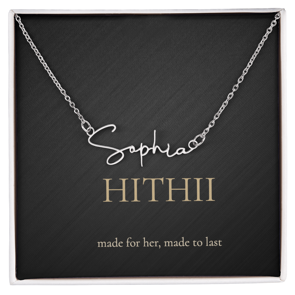 Hithii Signature Name Necklace