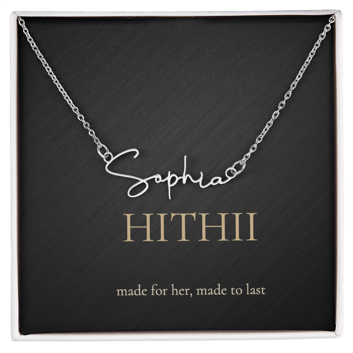 Hithii Signature Name Necklace