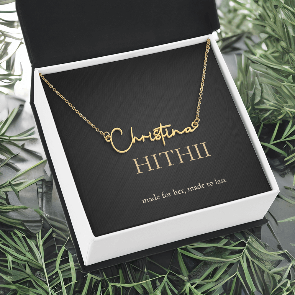 Hithii Signature Name Necklace