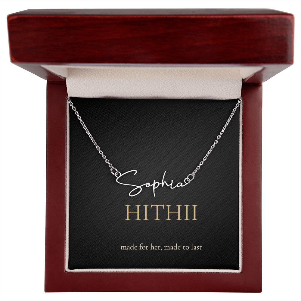 Hithii Signature Name Necklace