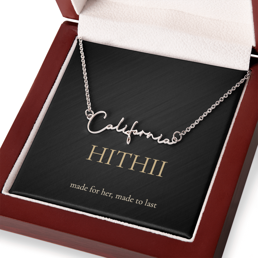 Hithii Signature Name Necklace