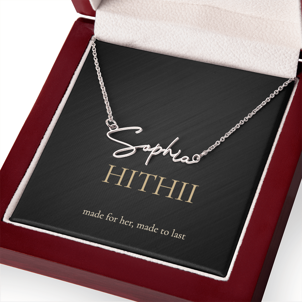 Hithii Signature Name Necklace