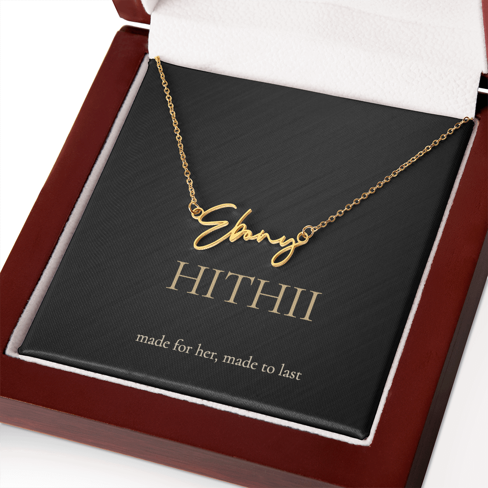 Hithii Signature Name Necklace
