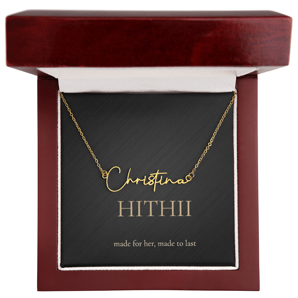 Hithii Signature Name Necklace