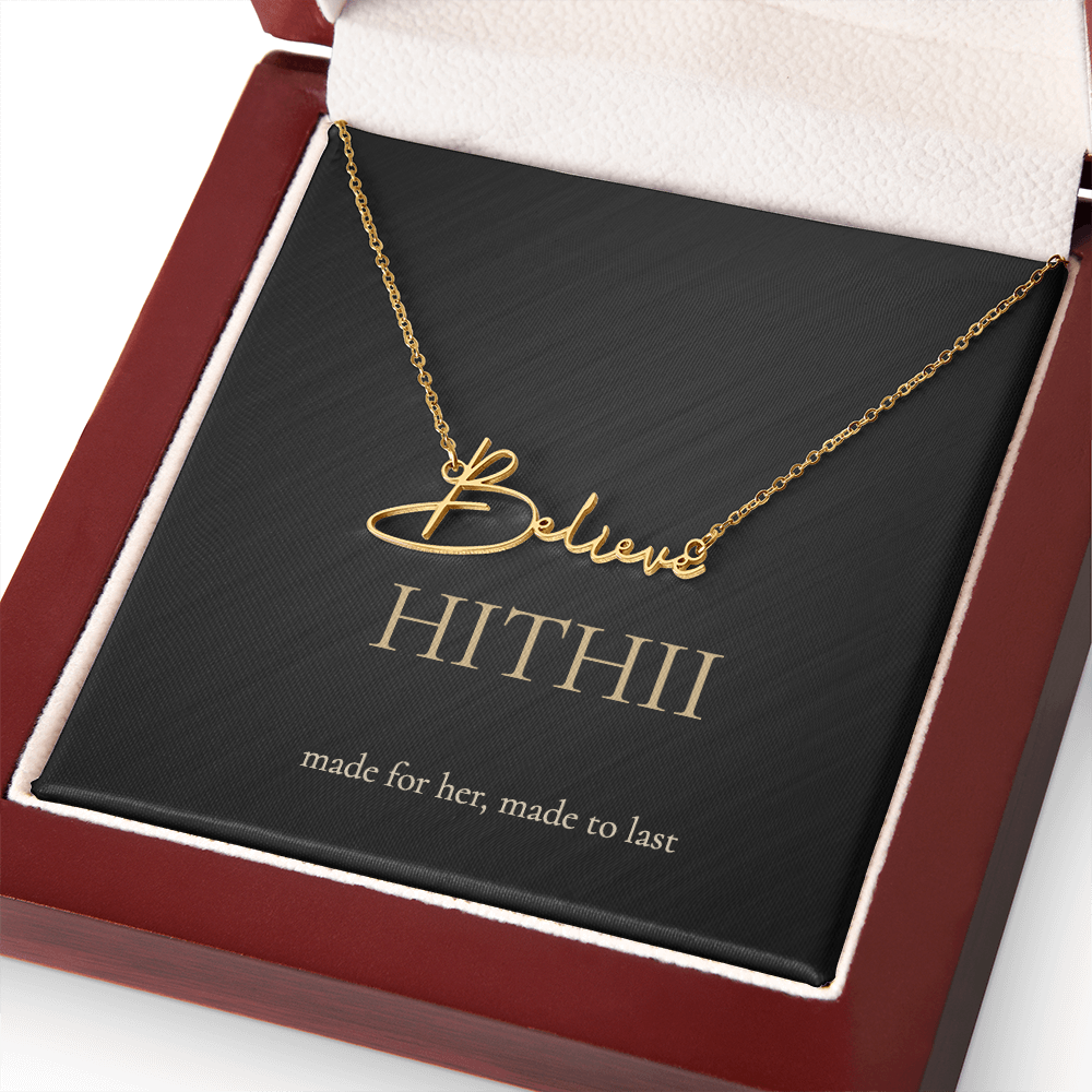 Hithii Signature Name Necklace