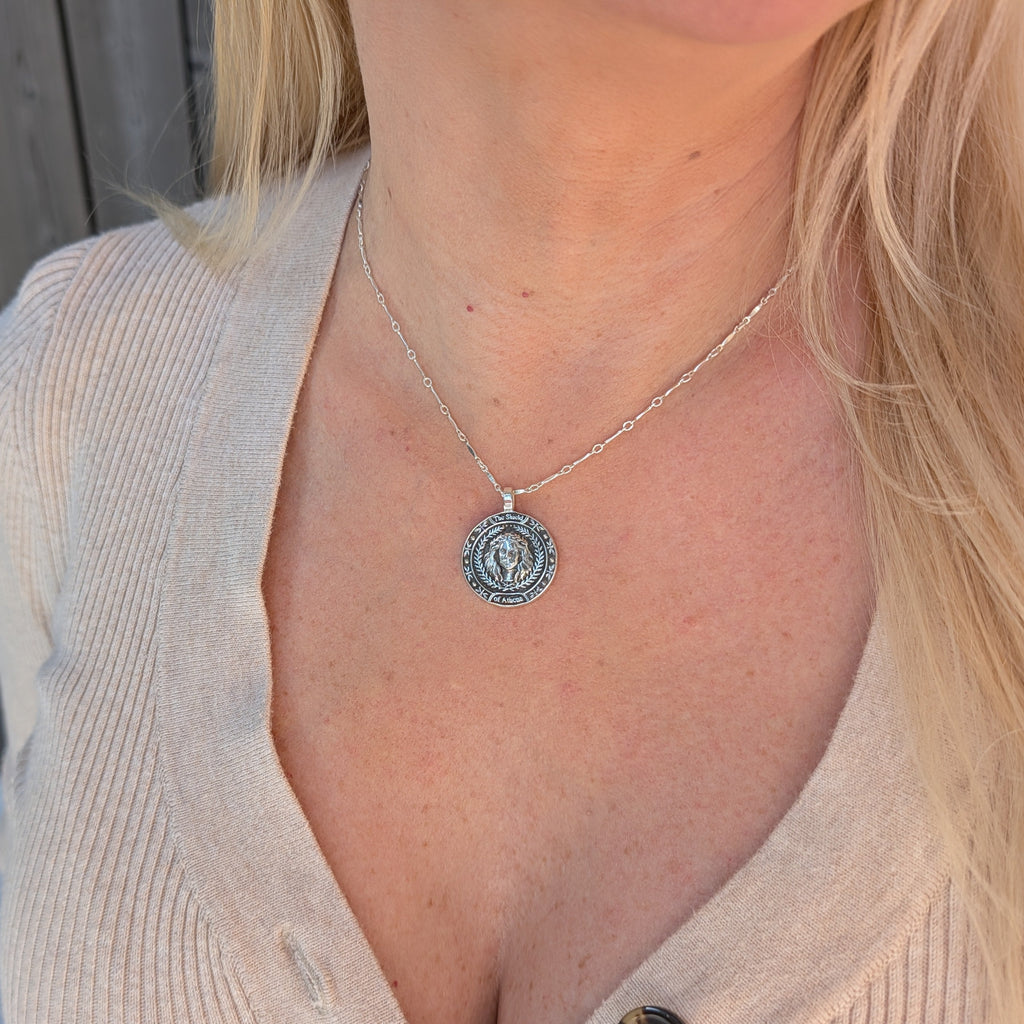 The Shield of Athena | Pendant | Made to Order | Sterling or Gold