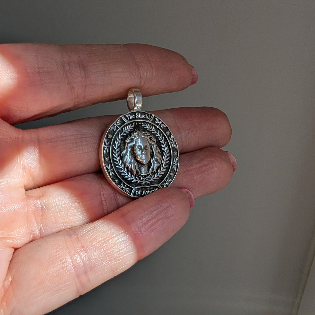 The Shield of Athena | Pendant | Made to Order | Sterling or Gold